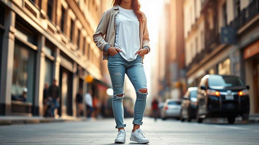 athletic fashionable style blend