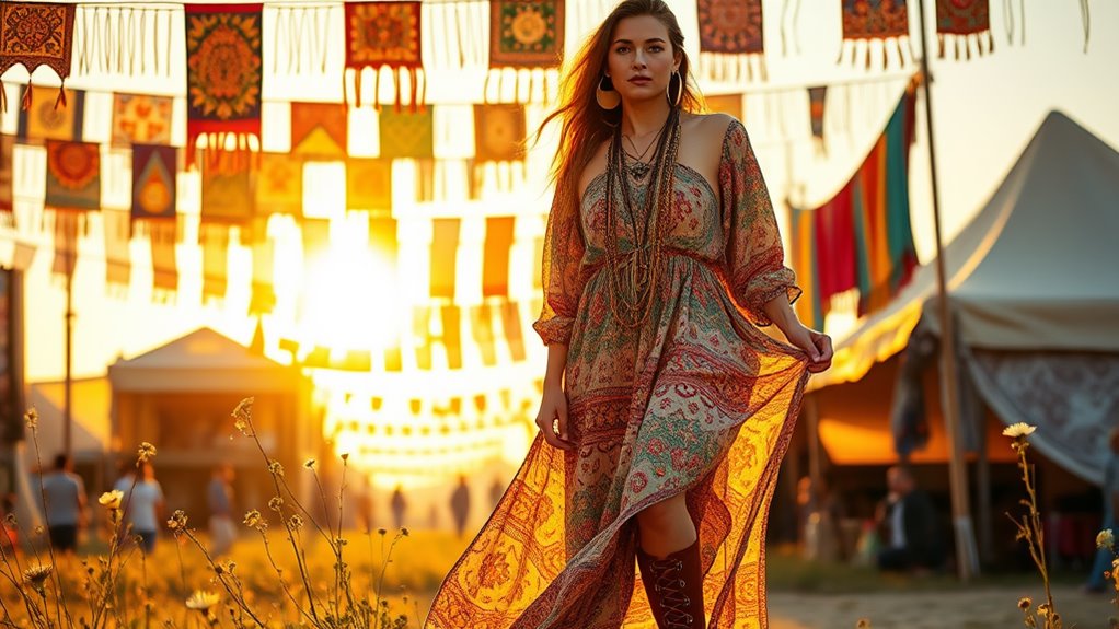 bohemian festival fashion style