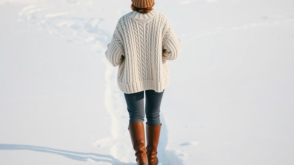 chic cable knit style