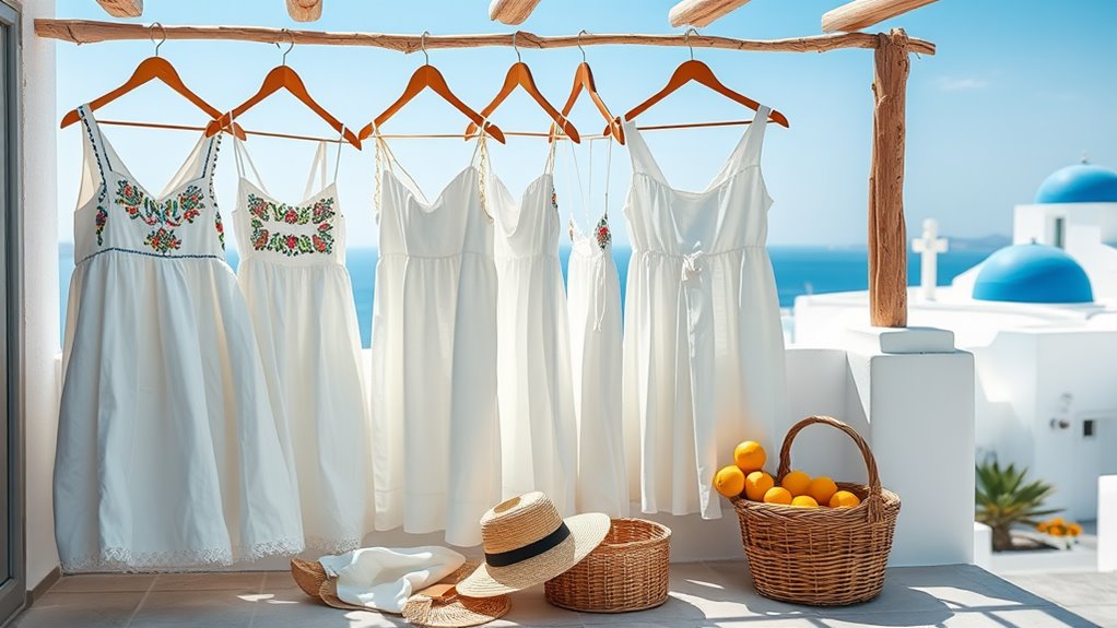 chic greece vacation outfits