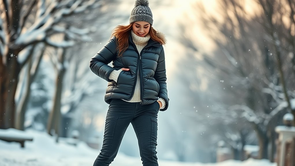 chic insulated outerwear fashion