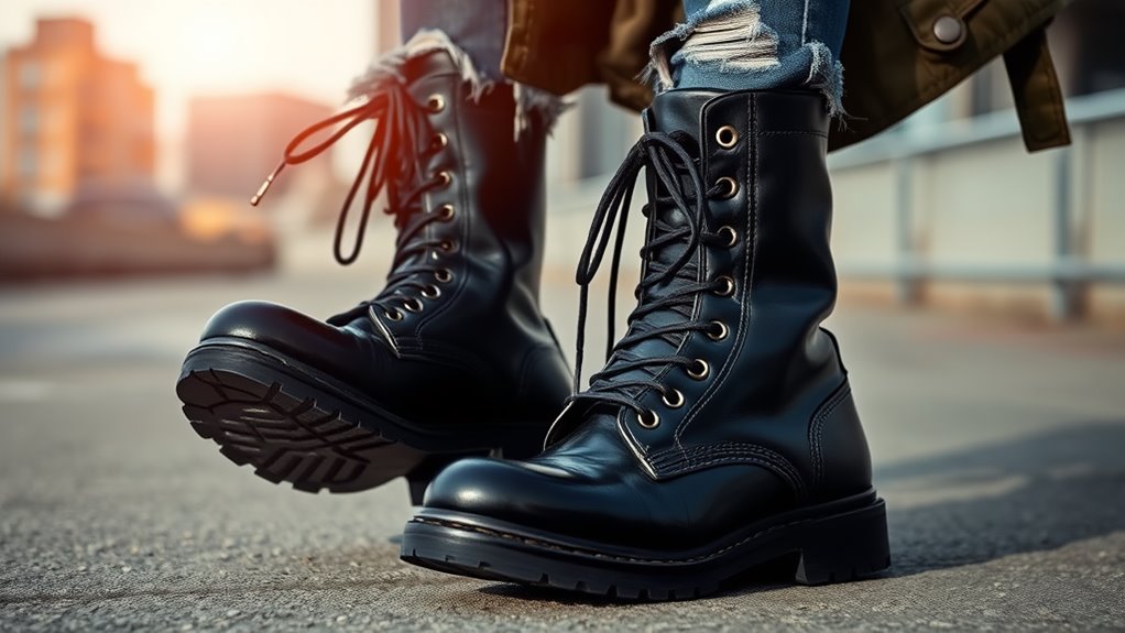 combat boots outfit ideas