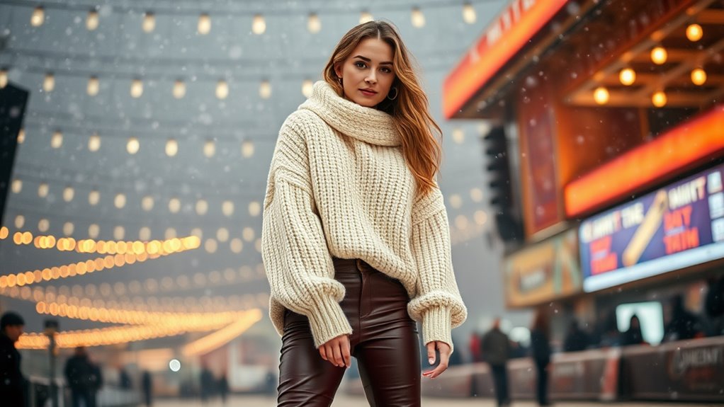 cozy chunky knit style