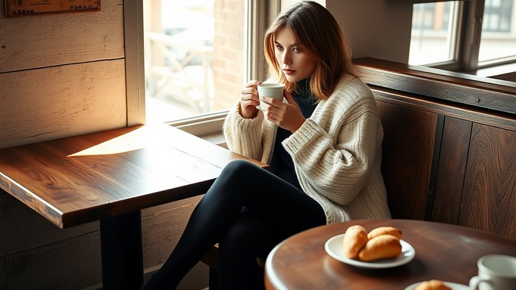 cozy oversized cardigan outfit