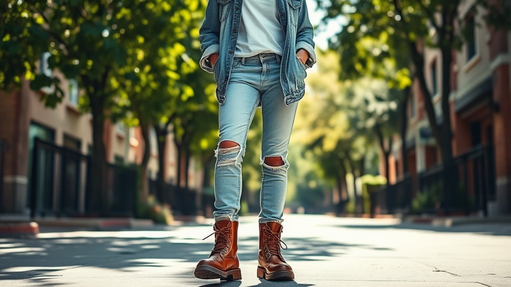 effortlessly stylish denim look