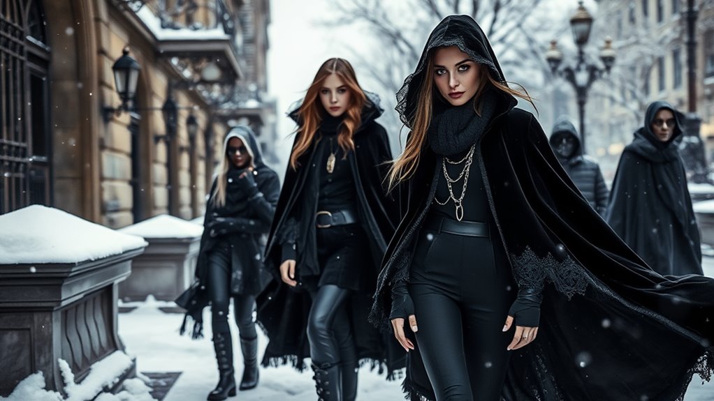 5 Gothic Winter Outfits That Are Both Stylish and Functional