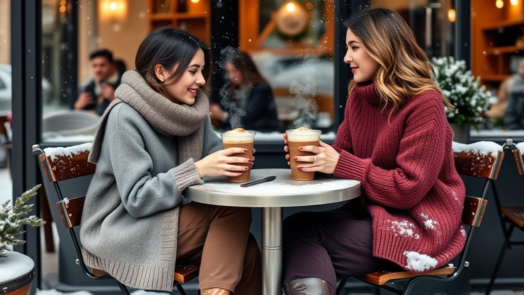 sophisticated cashmere sweater ensemble