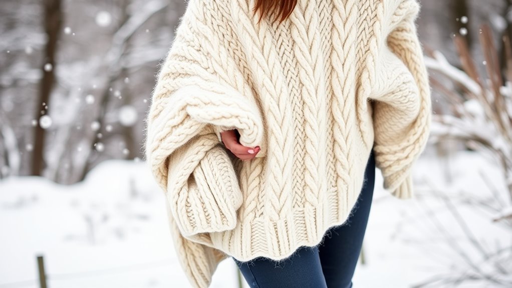 stylish and cozy knitwear