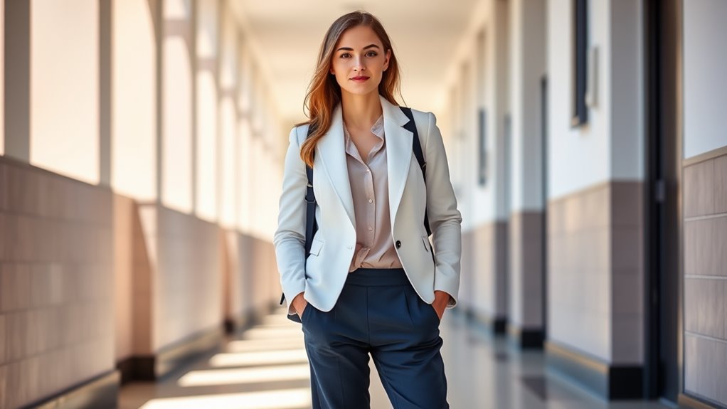 stylish blazer outfit combination