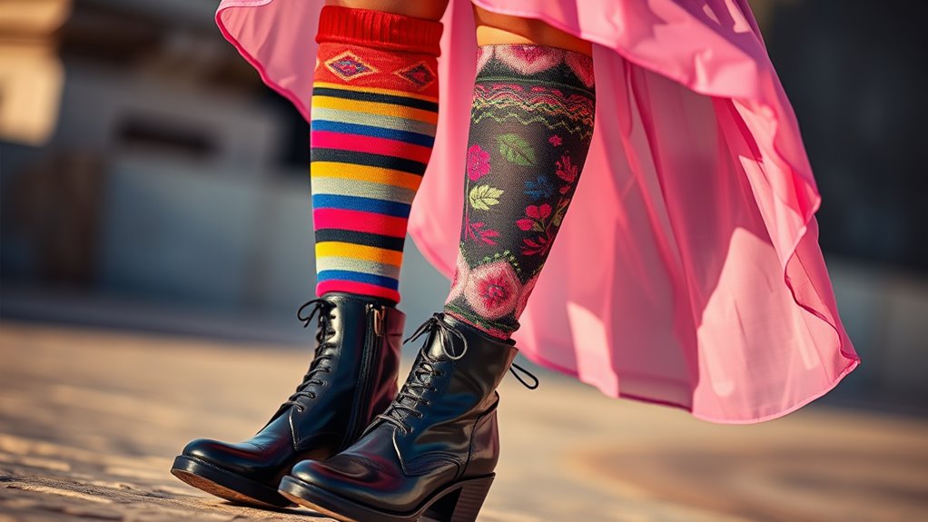 stylish thigh high socks