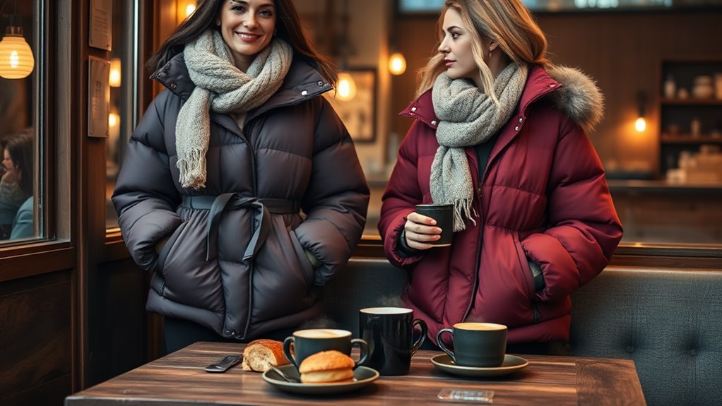 stylish winter outerwear ensemble