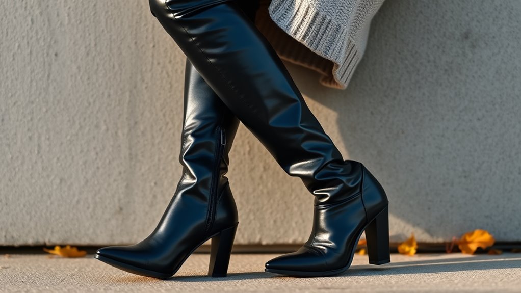 thigh high boots fashion inspiration