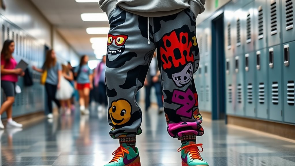 trendy graphic sweatpants design