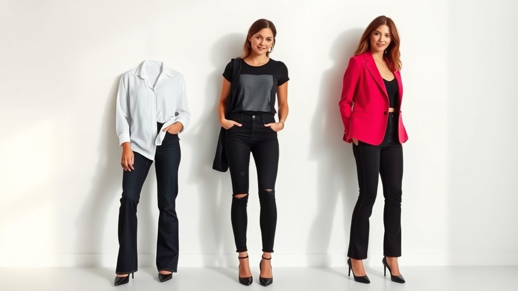 versatile black jeans styles