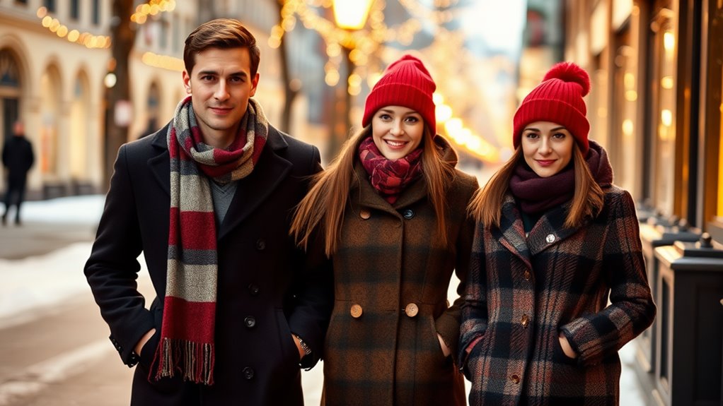 warm winter date outfits