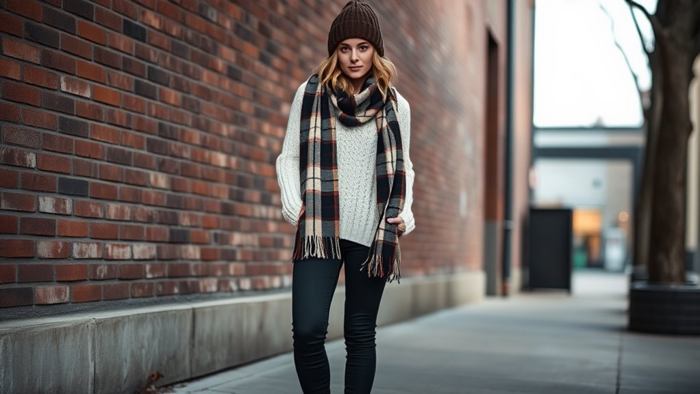 warmth through stylish layering